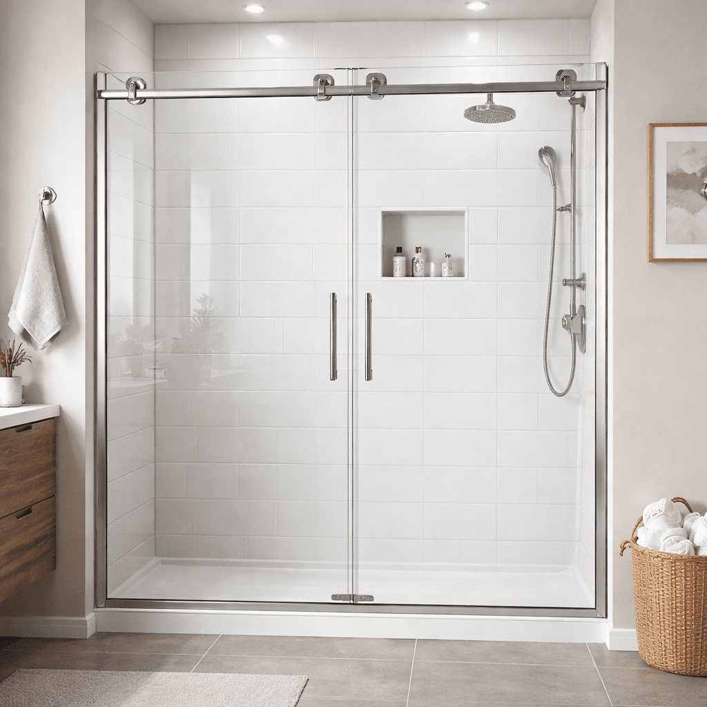 Double Slider Shower Door Fresno Double Slider Shower Door Fresno